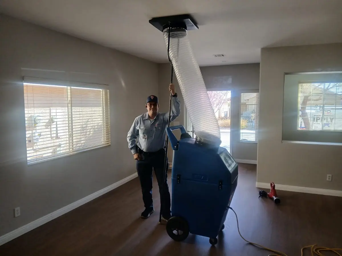 Professional Dryer Vent Cleaning work inside a Holdrege home